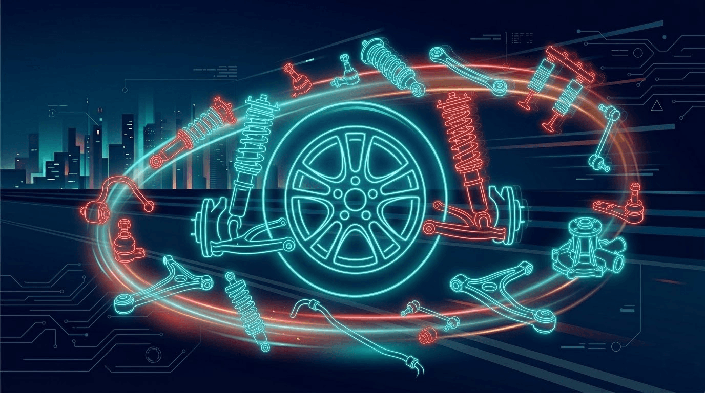 Амортизаторы, пружины и элементы подвески